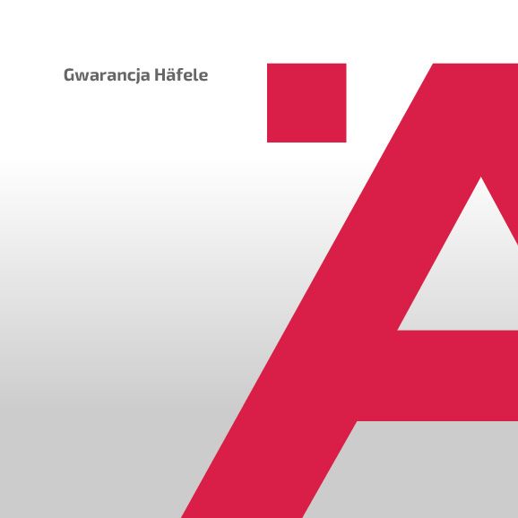 Gwarancja Häfele