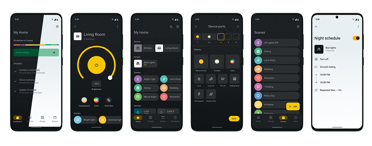 Aplikacja Häfele Connect Mesh 2.0